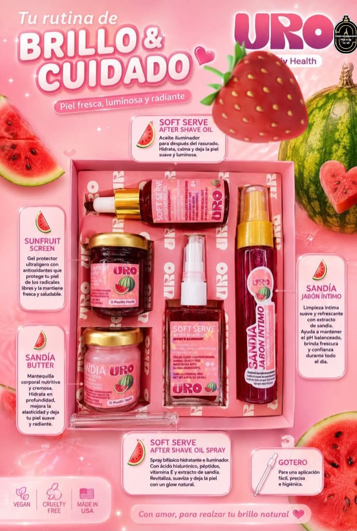 🍓 Kit VIAJERO URO Fruit Fusion Fresa 🍓