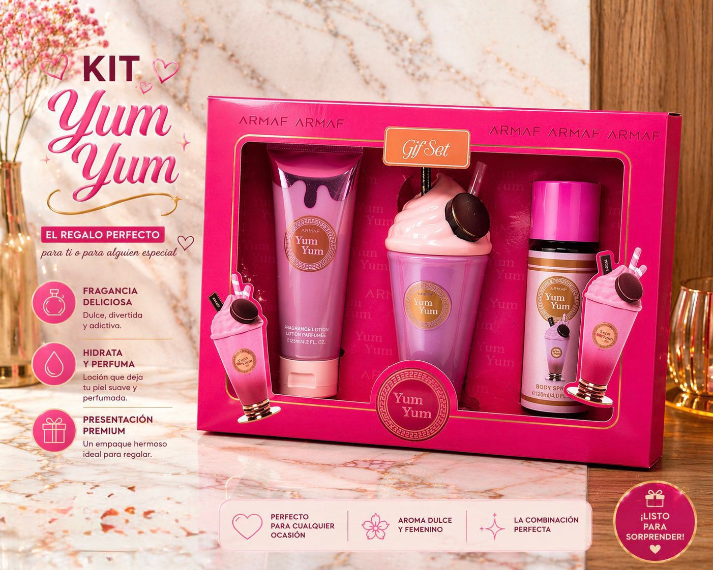 Kit Yum Yum Armaf - Perfumería Arenales